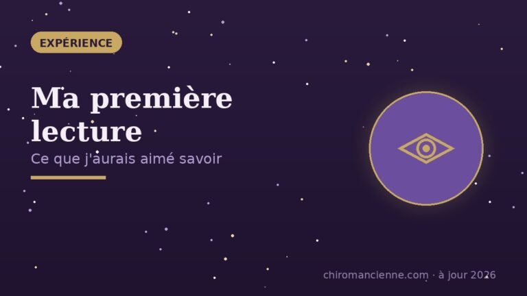 Ma première lecture de main : ce que j'aurais aimé savoir